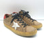 Golden Goose Superstar Sneakers Brown Nubuck Leather with White Star Size 39