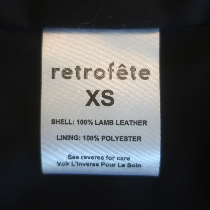 Retrofete Willa Snakeskin-Print Lamb Leather Mini Dress Gray Size Extra Small
