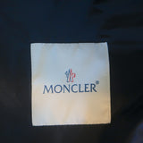Moncler Baillet Double Breasted Hooded Parka Coat Navy Size 5