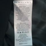 Authentic Burberry London double-breasted peacoat in black wool-cashmere, pre-owned and gently worn