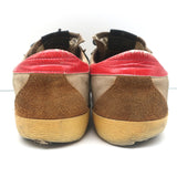 Golden Goose Superstar Sneakers Brown Nubuck Leather with White Star Size 39