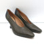 Bottega Veneta Two-Tone Pumps Dark Olive & Black Size 37.5