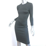 The Row Drista Sheath Dress Dark Gray Stretch Jersey Size 0