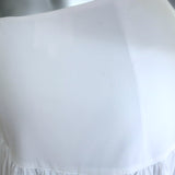 Cinq a Sept Ellah Bubble Midi Skirt White Stretch Cotton Size 2 NEW