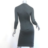 The Row Drista Sheath Dress Dark Gray Stretch Jersey Size 0
