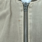 R13 Shrunken Flight Jacket Light Olive Cotton-Hemp Size Small