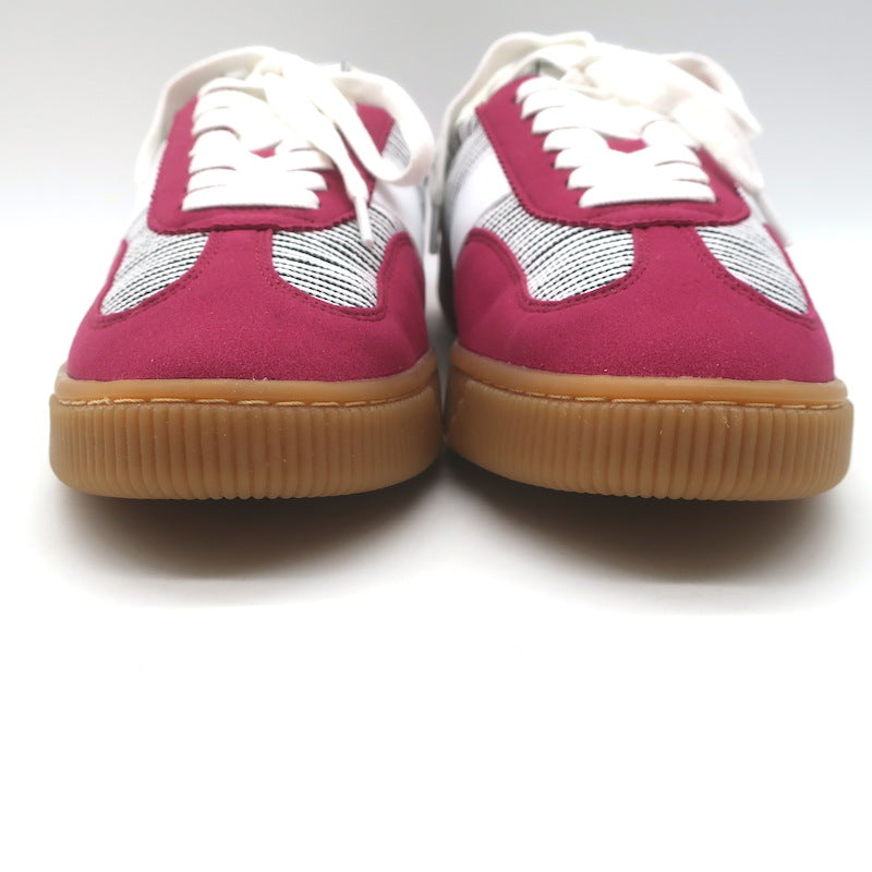 Missoni Sport Retro Low Top Platform Sneakers Fuchsia Suede Size 8.5 NEW