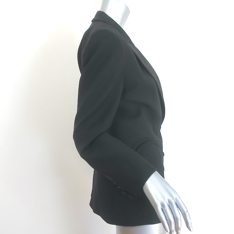 Blaze First Class Charmer Double Breasted Blazer Black Wool-Mohair Size III