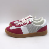 Missoni Sport Retro Low Top Platform Sneakers Fuchsia Suede Size 8.5 NEW