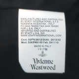 Vivienne Westwood glittery black blazer, three-button tailored jacket in glitter fabric — pre-owned, excellent condition