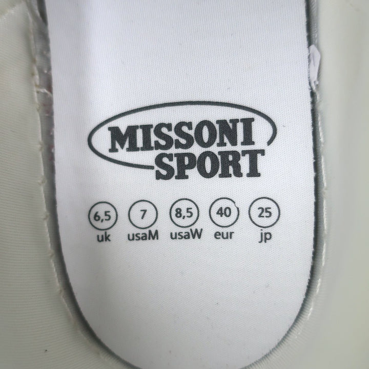 Missoni Sport Retro Low Top Platform Sneakers Fuchsia Suede Size 8.5 NEW