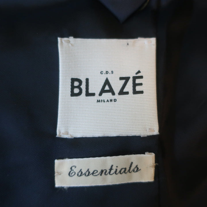 Blaze First Class Charmer Double Breasted Blazer Black Wool-Mohair Size III