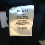 Blaze First Class Charmer Double Breasted Blazer Black Wool-Mohair Size III