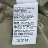 R13 Shrunken Flight Jacket Light Olive Cotton-Hemp Size Small