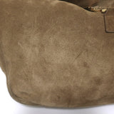 Saint Laurent Le Bea Tote Caramel Cognac Suede Large Shoulder Bag