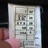 Missoni Fringed Knit-Trim Jacket Dark Brown Wool-Blend Size US 6