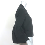 Ulla Johnson Mavis Bell Sleeve Jacket Black Size 2