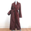 Frette Silk Jacquard Robe Brown Size Small