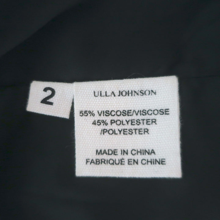 Ulla Johnson Mavis Bell Sleeve Jacket Black Size 2