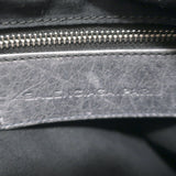 Balenciaga Giant Brogues Covered Work Bag Dark Gray Leather