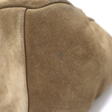 Saint Laurent Le Bea Tote Caramel Cognac Suede Large Shoulder Bag
