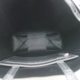 Celine Small Vertical Cabas Tote Silver Metallic Leather Crossbody Bag