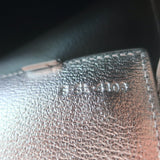 Celine Small Vertical Cabas Tote Silver Metallic Leather Crossbody Bag