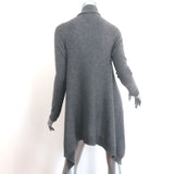360 Cashmere Draped Cardigan Gray Cashmere Size Small V-Neck Sweater