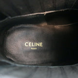 Celine Berlin 80 Cowboy Boots Black Leather Size 38 Pointed Toe Ankle Boots