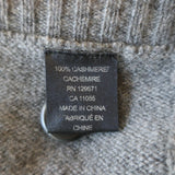 360 Cashmere Draped Cardigan Gray Cashmere Size Small V-Neck Sweater