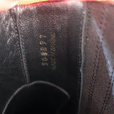 Celine Berlin 80 Cowboy Boots Black Leather Size 38 Pointed Toe Ankle Boots