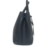 Prada Double Medium Tote Navy Saffiano Leather Shoulder Bag