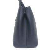 Prada Double Medium Tote Navy Saffiano Leather Shoulder Bag