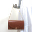 Victoria Beckham Half Moon Wallet on Chain Brown Leather Small Shoulder Bag