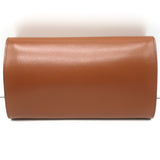 Victoria Beckham Half Moon Wallet on Chain Brown Leather Small Shoulder Bag