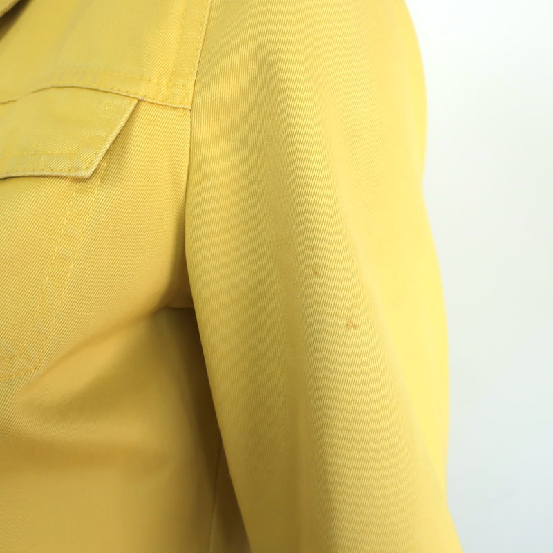 Dolce &amp; Gabbana Yellow Denim Jacket Size 42