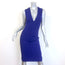 Victoria Beckham Sleeveless V-Neck Sheath Dress Royal Blue Size US 6