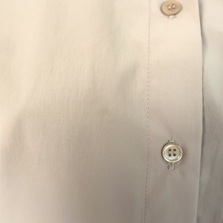 TWP Short Lived Cropped Shirt Safari Beige Cotton Size Extra Small NEW