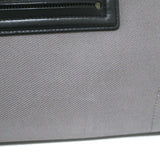 Celine Medium Phantom Luggage Tote Gray Cotton Canvas & Black Leather