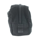 Prada Nylon Cosmetic Bag Black Small Front Pocket Clutch