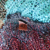 Missoni Metallic Knit Long Cardigan Multicolor Size 42 Open-Front Sweater