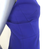 Victoria Beckham Sleeveless V-Neck Sheath Dress Royal Blue Size US 6