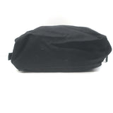 Prada Nylon Cosmetic Bag Black Small Front Pocket Clutch