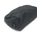 Prada Nylon Cosmetic Bag Black Small Front Pocket Clutch