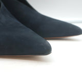 Celine V-Cut pumps in black suede, pointed-toe heels — authentic pre-owned, gently worn luxury