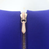 Victoria Beckham Sleeveless V-Neck Sheath Dress Royal Blue Size US 6