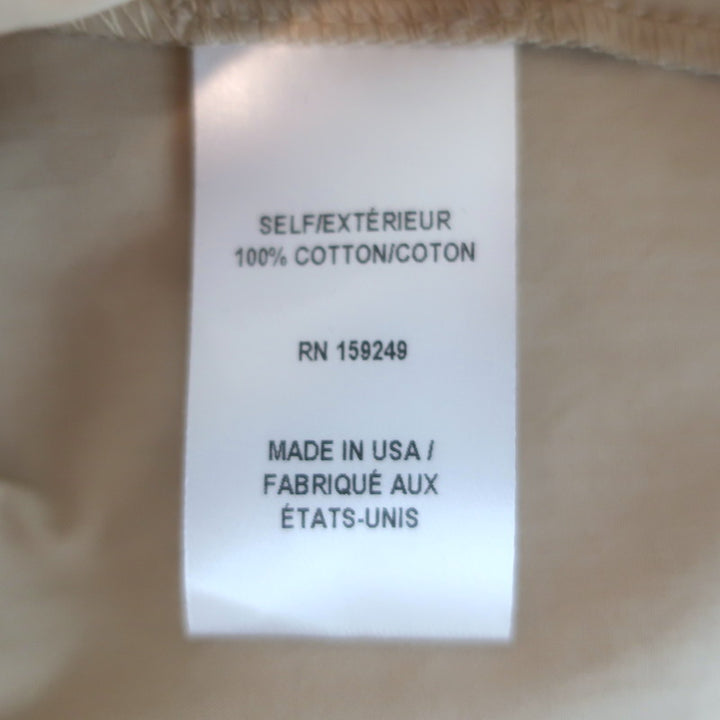 TWP Short Lived Cropped Shirt Safari Beige Cotton Size Extra Small NEW