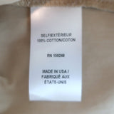 TWP Short Lived Cropped Shirt Safari Beige Cotton Size Extra Small NEW