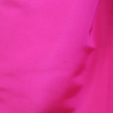 Oscar de La Renta Bow-Shoulder Midi Dress Fuchsia Silk Faille Size 2