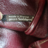 Vintage Christian Dior Trotter Boston Bag Burgundy Diorissimo Canvas